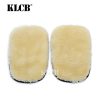 主图1 KLCB Single-Sided Faux Sheepskin Car Wash Glove with Mesh Back Breathable KA-G014 23*17 cm