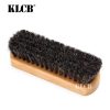 KLCB interior brush horsehair soft leather fabric suede cleaning brush