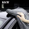 主图2 KLCB Microfiber Towel 1300gsm Detailing Double Drying Car Detailing Wash Double-sided Towel Washing