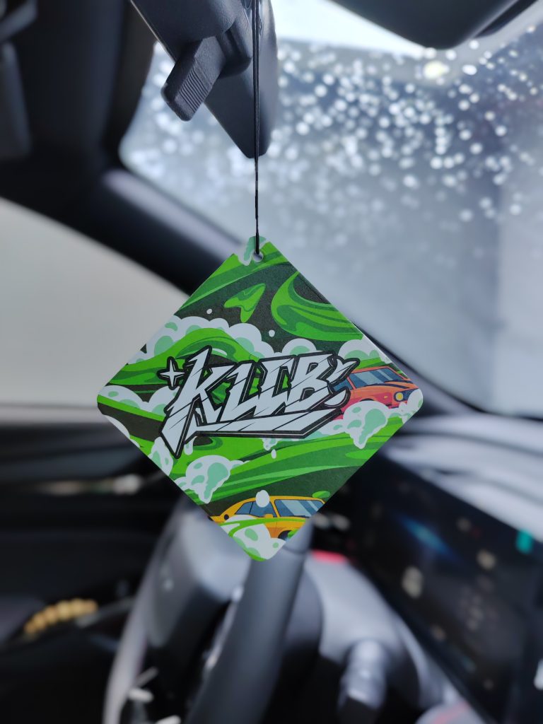 KLCB Car Hanging Scented Tablet Remove Car Odor Long-lasting Fragrance