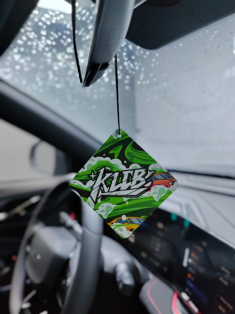KLCB Car Hanging Scented Tablet Remove Car Odor Long-lasting Fragrance